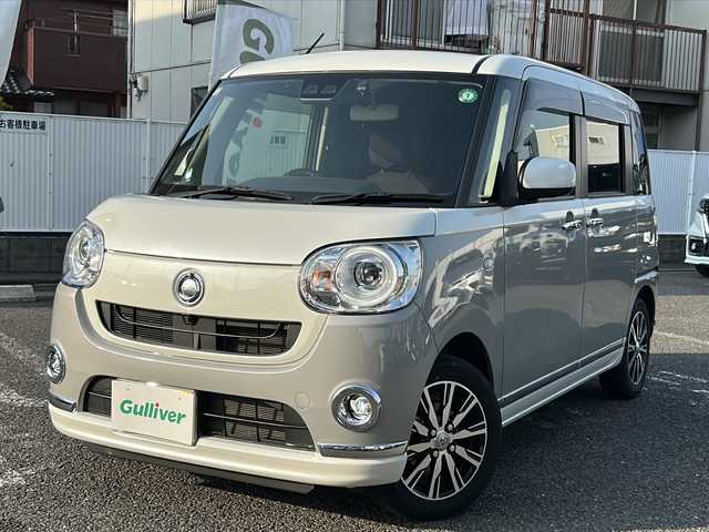 ダイハツ ムーヴ キャンバス G メイクアップ リミテッド　SAⅢ 岐阜県 2020(令2)年 3.1万km パールホワイトⅢ/スムースグレーマイカメタリック 2トーン 純正ナビ/フルセグテレビ/DISC/iPad/memorymusic/SD/HDMI/Bluetooth/FM/AM/ドライブレコーダー/両側パワースライドドア/横滑り防止機能/オートハイビーム/アイドリングストップ/プッシュスタート/スマートキー/純正マット/電動格納ミラー/アラウンドビゥーモニター/ドアバイザー/ETC