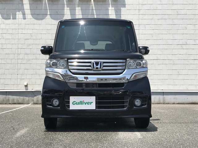 ホンダ Ｎ ＢＯＸ カスタム G Lパッケージ 富山県 2013(平25)年 5.4万km クリスタルブラックパール 純正AWサマータイヤ車載/片側パワースライドドア/プッシュスタート/スマートキー/ETC/オートライト/横滑り防止装置/ベンチシート/チップアップシート/ウインカーミラー/フォグランプ
