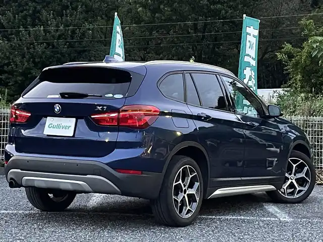 ＢＭＷ Ｘ１ 埼玉県 2016(平28)年 5万km 紺 インテリジェントセーフティ/ハーフレザーシート/純正ナビ/バックカメラ/パワーバックドア/LEDヘッドライト/純正18インチアルミ/PDC/ETC/プッシュスタート/スマートキー/保証書付整備手帳/取扱説明書