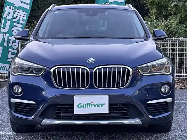 ＢＭＷ Ｘ１ 埼玉県 2016(平28)年 5万km 紺 インテリジェントセーフティ/ハーフレザーシート/純正ナビ/バックカメラ/パワーバックドア/LEDヘッドライト/純正18インチアルミ/PDC/ETC/プッシュスタート/スマートキー/保証書付整備手帳/取扱説明書
