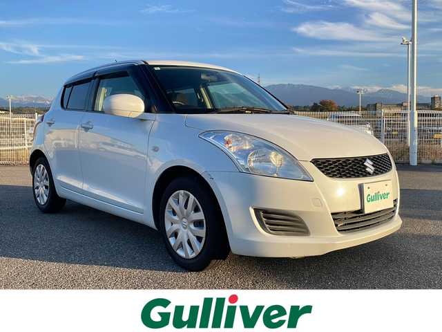 スズキ スイフト XG 富山県 2013(平25)年 5.9万km スノーホワイトパール 禁煙車/社外ＳＤナビ/バックカメラ/フルセグＴＶ/CD・DVD/純正フロアマット/ハロゲンヘッドライト/スマートキー/プッシュスタート/盗難防止装置/横滑り防止装置/電動格納ミラー/パワーウィンドウ