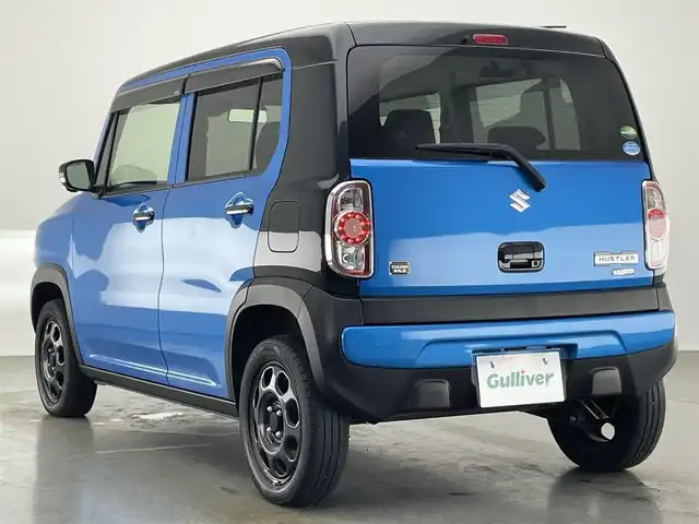 スズキ ハスラー タフワイルド 愛知県 2019(令1)年 2.8万km ブリスクブルーメタリック/ブラック 2トーン 純正ナビ　全方位カメラ　禁煙　フルセグＴＶ　ハーフレザー　シートヒーター　デュアルカメラブレーキ　衝突軽減　車線逸脱　純正ドラレコ　ＨＩＤオートライト　ＥＴＣ　純正フロアマット　フォグランプ　バイザー