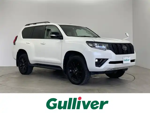トヨタ ランドクルーザー プラド TX Lパッケージ マットブラED 埼玉県 2022(令4)年 2.2万km ホワイトパールクリスタルシャイン サンルーフ　純正ディスプレイオーディオ　バックカメラ　ベージュレザー　ビルトインＥＴＣ　前後ドライブレコーダー　セーフティセンス　レーダークルーズ　ＨＤＭＩ　シートヒーター　ベンチレーション　ＬＥＤ