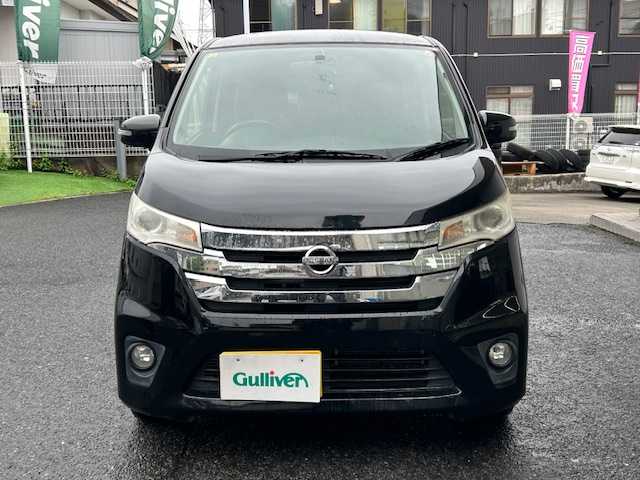 日産 デイズ ハイウェイスターX 宮城県 2013(平25)年 8.7万km ブラック バックカメラ/ワンセグテレビ/メモリナビ/冬タイヤ社外アルミ14インチ/純正フロアマット/アイドリングストップ/プッシュスタート/取扱説明書