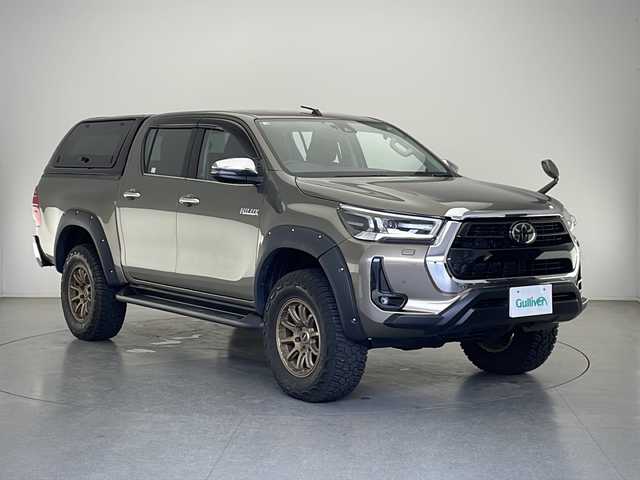トヨタ ハイラックス Z 長野県 2021(令3)年 1.9万km オキサイドブロンズM 4WD/ディーゼルターボ/社外ナビ　MDV-D7088TW/(フルセグ/Bluetooth/CD/DVD)/バックカメラ/ミラー一体型前後ドラレコ/JAOS製AWサマータイヤ/純正AWスタッドレス積み込み/衝突軽減ブレーキ/レーンキープアシスト/レーダークルーズコントロール/社外キャノピー/純正ベットライナー/オーバーフェンダー/リアデフロック/ETC/LEDヘッドライト/アイドリングストップ/スマートキー/スペアキー