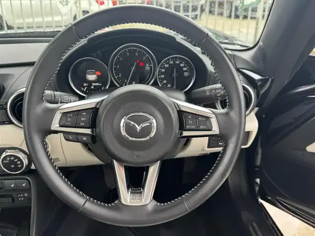 マツダ ロードスター S レザーPKG ホワイトセレクション 兵庫県 2023(令5)年 2.1万km ディープクリスタルブルーマイカ 純正ナビ/バックカメラ/フルセグTV/BOSEサウンド/Bluetooth接続可/アダプティブLEDヘッドライト/シートヒーター/パーキングセンサー/スマートキー/プッシュスタート/純正アルミホイール/ホワイトレザー/ドライブレコーダー/クルーズコントロール