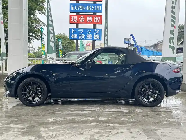 マツダ ロードスター S レザーPKG ホワイトセレクション 兵庫県 2023(令5)年 2.1万km ディープクリスタルブルーマイカ 純正ナビ/バックカメラ/フルセグTV/BOSEサウンド/Bluetooth接続可/アダプティブLEDヘッドライト/シートヒーター/パーキングセンサー/スマートキー/プッシュスタート/純正アルミホイール/ホワイトレザー/ドライブレコーダー/クルーズコントロール