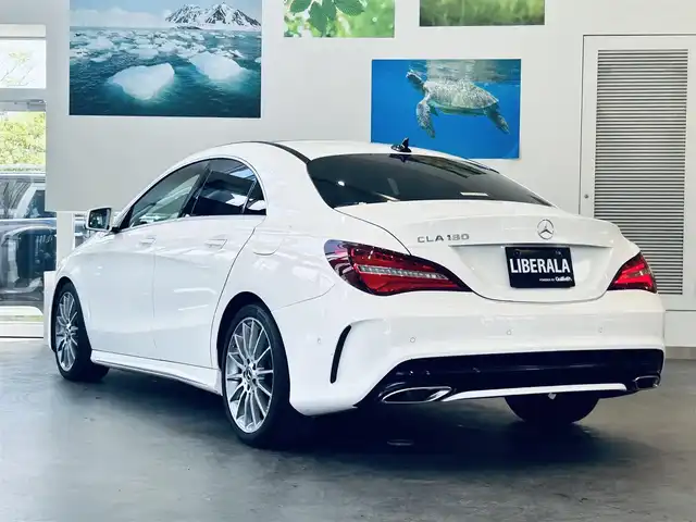 メルセデス・ベンツ ＣＬＡ１８０ AMG スタイル 大阪府 2018(平30)年 2.2万km ポーラホワイト AMGプレミアムP/レーダーセーフティP/サンルーフ/ハーマンカードン/ハーフレザー/メモリ付きパワーシート/シートヒーター/純正ナビ/TV/バックカメラ/applecarplay/ACC/ブラインドスポット/純正18インチAW/LEDヘッドライト/クリアランスソナー