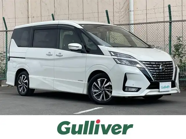 日産 セレナ ハイウェイスター V 東京都 2020(令2)年 4.9万km ブリリアントホワイトパール アラウンドビューモニター　/純正１０インチナビ　/・Ｂｌｕｅｔｏｏｔｈ　/・フルセグ　/・Ｂｌｕ－ｒａｙ　/プロパイロット　/ブラインドスポットモニター　/エマージェンシーブレーキ　/ＬＥＤヘッドライト