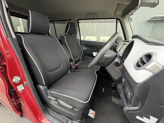 スズキ ハスラー X 滋賀県 2015(平27)年 5.2万km フェニックスレッドパール/ブルーイッシュブラックパール 純正ナビ/CD/SD/ワンセグTV/USB/AUX/バックカメラ/レーダーブレーキサポート/プッシュスタート/スマートキー/ETC/シートヒーター/純正アルミホイール