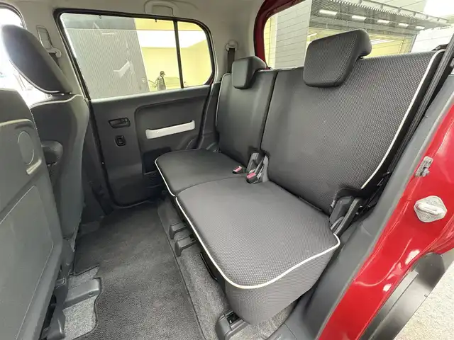 スズキ ハスラー X 滋賀県 2015(平27)年 5.2万km フェニックスレッドパール/ブルーイッシュブラックパール 純正ナビ/CD/SD/ワンセグTV/USB/AUX/バックカメラ/レーダーブレーキサポート/プッシュスタート/スマートキー/ETC/シートヒーター/純正アルミホイール