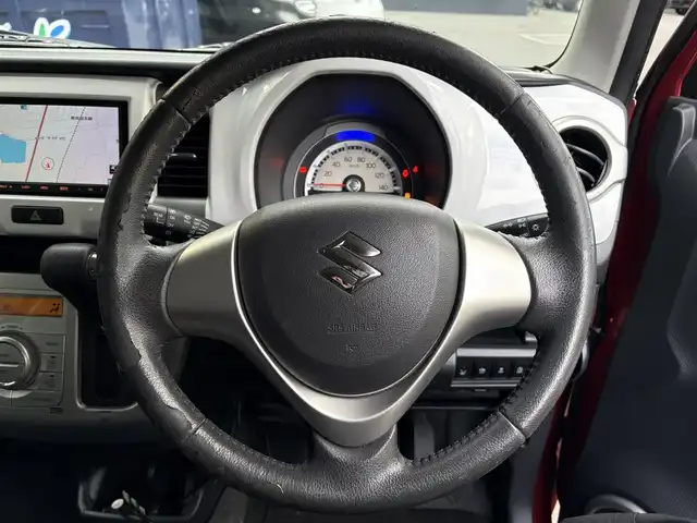 スズキ ハスラー X 滋賀県 2015(平27)年 5.2万km フェニックスレッドパール/ブルーイッシュブラックパール 純正ナビ/CD/SD/ワンセグTV/USB/AUX/バックカメラ/レーダーブレーキサポート/プッシュスタート/スマートキー/ETC/シートヒーター/純正アルミホイール