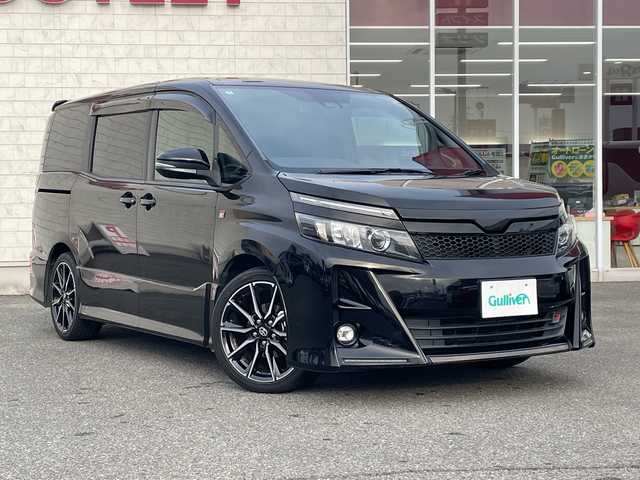 トヨタ ヴォクシー ZS GRスポーツ 山口県 2018(平30)年 8.1万km ブラック 社外ナビ/CD/DVD/SD/BT/FM/AM/バックカメラ/フルセグTV/ETC/クルーズコントロール/前方ドライブレコーダー/両側パワースライドドア/衝突軽減ブレ―キ/レーンアシスト/オートライト/オートマチックハイビーム/電動格納ミラー/純正フロアマット