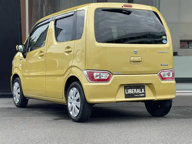 スズキ ワゴンＲ HYBRID FX 鹿児島県 2017(平29)年 1.8万km サニーイエローM 純正CDオーディオ/AUX接続可/前方ドライブレコーダー/運転席シートヒーター/衝突軽減ブレーキ/レーンキープアシスト/オートエアコン/HUD/電動格納ミラー/純正ドアバイザー/ライトレベライザー/純正フロアマット/プッシュスタート/スマートキー/新車時保証書/取扱説明書