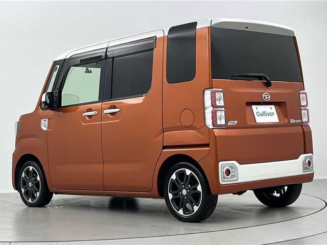 ダイハツ ウェイク G 福島県 2015(平27)年 11.6万km パールホワイトⅢ/トニコオレンジメタリック 2トーン /４ＷＤ//両側電動スライドア//社外メモリーナビ/(CD/DVD/Bluetooth/フルセグ/USB/ＨＤＭI)//バックカメラ//運転席シートヒーター//エコアイドル//社外ドライブレコーダー//プッシュスタート//スマートキー//スタアリングスイッチ//LEDヘッドライト//ハロゲンフォグ//社外エンジンスターター//社外アルミ付きスタッドレスタイヤ積込