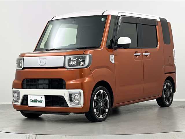 ダイハツ ウェイク G 福島県 2015(平27)年 11.6万km パールホワイトⅢ/トニコオレンジメタリック 2トーン /４ＷＤ//両側電動スライドア//社外メモリーナビ/(CD/DVD/Bluetooth/フルセグ/USB/ＨＤＭI)//バックカメラ//運転席シートヒーター//エコアイドル//社外ドライブレコーダー//プッシュスタート//スマートキー//スタアリングスイッチ//LEDヘッドライト//ハロゲンフォグ//社外エンジンスターター//社外アルミ付きスタッドレスタイヤ積込