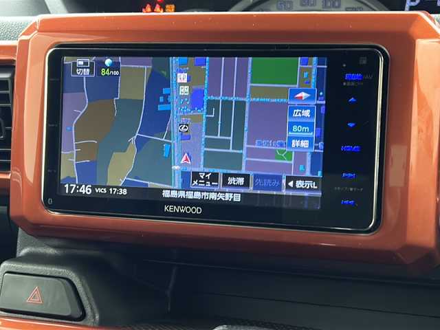 ダイハツ ウェイク G 福島県 2015(平27)年 11.6万km パールホワイトⅢ/トニコオレンジメタリック 2トーン /４ＷＤ//両側電動スライドア//社外メモリーナビ/(CD/DVD/Bluetooth/フルセグ/USB/ＨＤＭI)//バックカメラ//運転席シートヒーター//エコアイドル//社外ドライブレコーダー//プッシュスタート//スマートキー//スタアリングスイッチ//LEDヘッドライト//ハロゲンフォグ//社外エンジンスターター//社外アルミ付きスタッドレスタイヤ積込