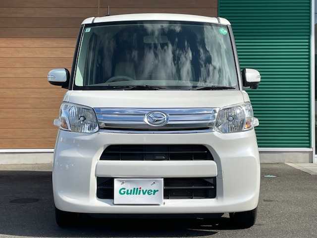 ダイハツ タント G 静岡県 2015(平27)年 5万km パールホワイトⅢ 片側パワースライドドア/ETC/アイドリングストップ/純正フロアマット/純正14インチアルミホイール/オートエアコン/プッシュスタート/ドアバイザー/取説説明書・記録簿・保証書/スマートキー/スペアキー/パワーウィンドウ