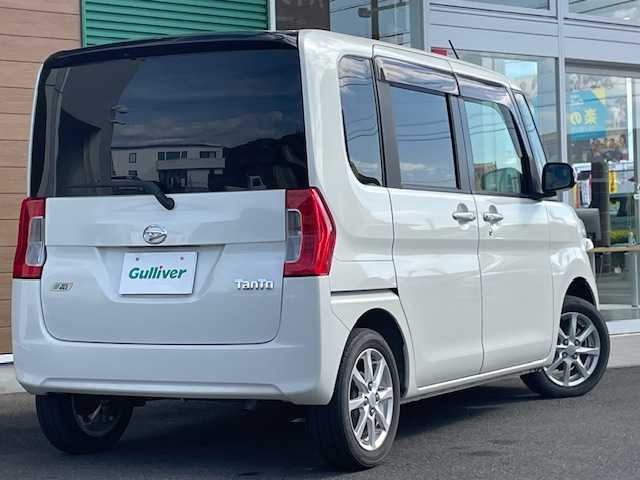 ダイハツ タント G 静岡県 2015(平27)年 5万km パールホワイトⅢ 片側パワースライドドア/ETC/アイドリングストップ/純正フロアマット/純正14インチアルミホイール/オートエアコン/プッシュスタート/ドアバイザー/取説説明書・記録簿・保証書/スマートキー/スペアキー/パワーウィンドウ