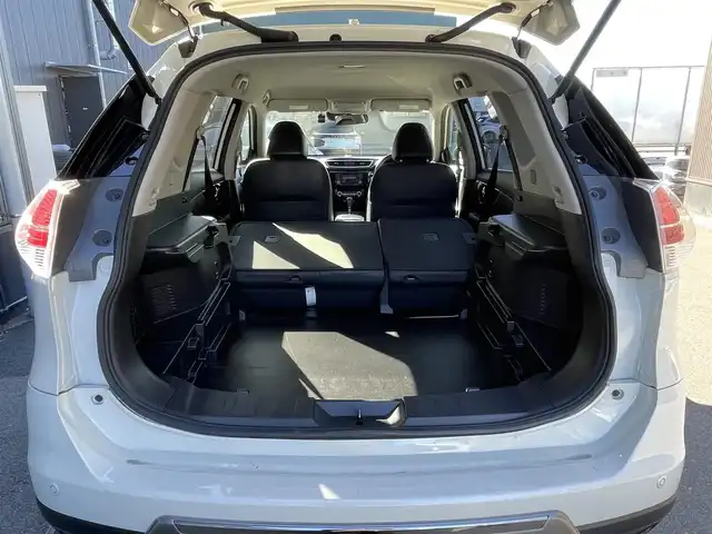 日産 エクストレイル 20X エマージェンシーブレーキ 滋賀県 2015(平27)年 3.8万km ブリリアントホワイトパール オーディオ/シートヒーター/コーナーセンサー/合皮シート/ドライブレコーダー/プッシュスタート/スマートキー/純正アルミホイール