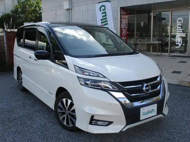 日産 セレナ ハイウェイスター Vセレクション 特別仕様車etc2 0純正ナビbカメフルセグtv 18年式 平成30年式 ブリリアントホワイトパール 2トーン Id 中古車検索のガリバー