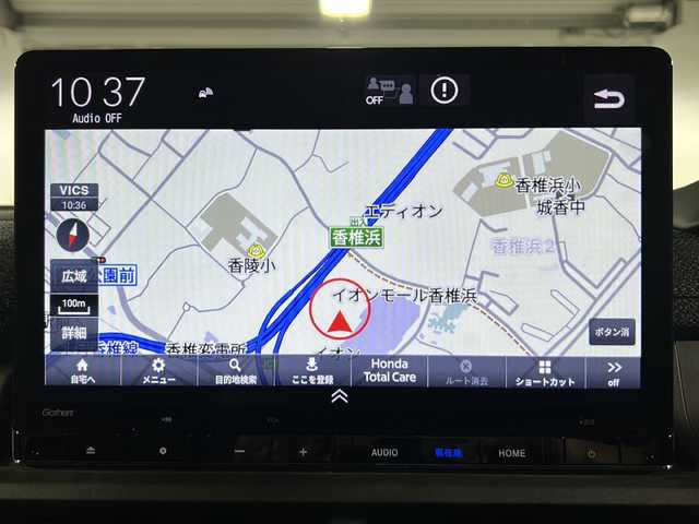 ホンダ ステップワゴン eHEV エアー 福岡県 2022(令4)年 2.6万km ハーバードブルーパール ・フルセグTV/・フリップダウン/・Bluetooth/・純正ナビ/・16インチ純正ホイール/・ACC/・Bカメラ/・プッシュスタート/・スマートキー/・ETC/・両側パワースライドドア/・HDMI/・ドラレコ