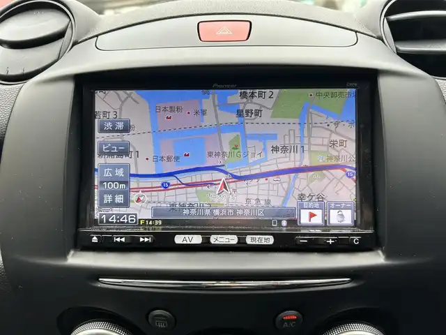 マツダ デミオ 13－スカイアクティブ 神奈川県 2012(平24)年 3.9万km アクアティックブルーマイカ ワンオーナー/純正メモリナビ/BT/DVD/フルセグTV/イモビライザーシステム/横滑り防止装置/トラクションコントロール/ヒルローンチアシスト/i-stop/純正アルミ/電動格納ミラー/Wエアバッグ/ETC/革ハンドル/ABS/スマートキー
