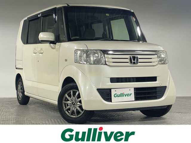 ホンダ Ｎ ＢＯＸ G Lパッケージ 神奈川県 2012(平24)年 7.3万km プレミアムホワイトパール 純正7インチメモリーナビ/(CD/DVD/ワンセグ)/バックカメラ/左側パワースライドドア/ステアリングスイッチ/社外13インチAW/スマートキー/プッシュスタート/ドアバイザー/フロアマット/Wエアバッグ/ABS/スマートキー/スペアキー×1本