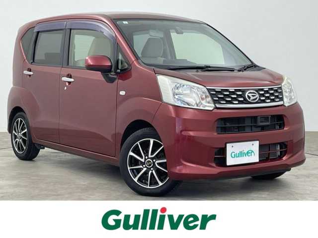 ダイハツ ムーヴ L SA 大分県 2015(平27)年 3.8万km ファイアークォーツレッドM 社外ナビ/（フルセグ/CD/DVD)/前方ドライブレコーダー/ヘッドライトレベライザー/ベンチシート/PWRモード/衝突軽減ブレーキ/社外アルミホイール/リモコンキー/アイドリングストップ/保証書・取扱説明書