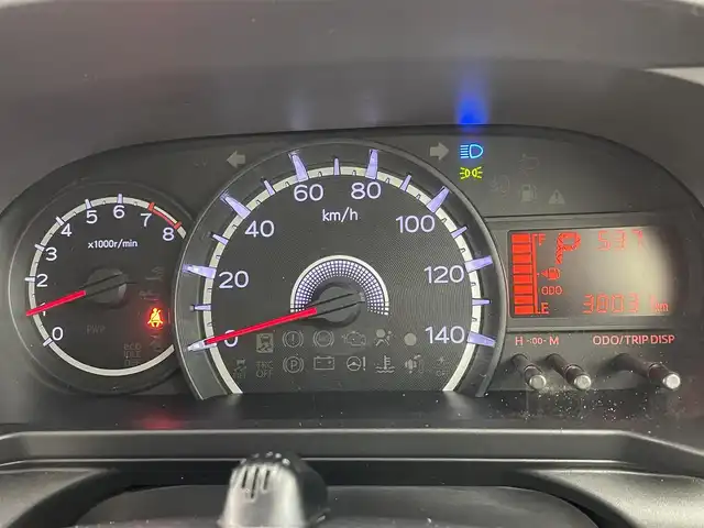 ダイハツ ムーヴ L SA 大分県 2015(平27)年 3.8万km ファイアークォーツレッドM 社外ナビ/（フルセグ/CD/DVD)/前方ドライブレコーダー/ヘッドライトレベライザー/ベンチシート/PWRモード/衝突軽減ブレーキ/社外アルミホイール/リモコンキー/アイドリングストップ/保証書・取扱説明書