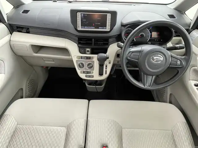 ダイハツ ムーヴ L SA 大分県 2015(平27)年 3.8万km ファイアークォーツレッドM 社外ナビ/（フルセグ/CD/DVD)/前方ドライブレコーダー/ヘッドライトレベライザー/ベンチシート/PWRモード/衝突軽減ブレーキ/社外アルミホイール/リモコンキー/アイドリングストップ/保証書・取扱説明書