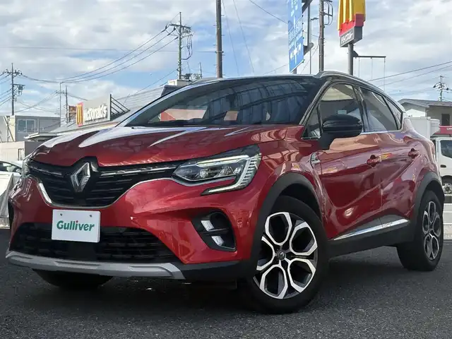 ルノー ルノー キャプチャー インテンス 埼玉県 2021(令3)年 5.2万km 赤Ⅱ ・ディーラー記録Ｒ４：５：６年　/・ワンオーナー　/・ディスプレイオーディオ/・AppleCarPlay/・アラウンドビューモニター　/・前後ドライブレコーダー/・運転アシスト　/・駐車アシスト/・ＡＤＰクルーズコントロール　/・レーンキープ　/・レーンディパーチャー　/・BSM/・シート＆ステアリングヒーター/・ハーフレザーシート/・アイドリングストップ/・オートライト/・LEDライト/・ルーフレール/・コーナーセンサー/・純正18インチアルミ/（グッドイヤータイヤ）/・スマートキー×２/・プッシュスタート/・保証書/・取説