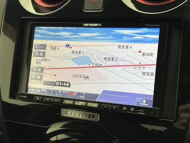 日産 ノート e－パワー ニスモ 奈良県 2019(令1)年 2.2万km ダークメタルグレー 社外ナビ/LEDヘッドライト/コーナーセンサー/レーンキープアシスト/ドライブレコーダー/CD/DVD/フルセグ/Bluetooth/盗難防止システム/衝突軽減/横滑り防止/社外16インチAW/ETC