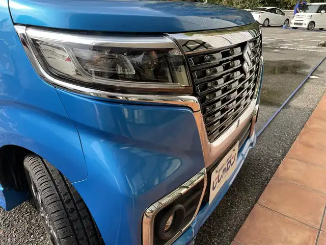 スズキ スペーシア カスタム HYBRID XS 高知県 2019(平31)年 7.7万km ブリスクブルーM (株)IDOMが運営する【じしゃロン高知店】の自社ローン対象車両になります。こちらは現金ご利用時の価格です。自社ローンご希望の方は別途その旨お申付け下さい。/社外ナビ　バックカメラ　ドライブレコーダー　レーダーブレーキサポート　両側電動スライドドア　スマートキー　プッシュスタート　ドアバイザー　フロアマット　１５インチ純正アルミホイール