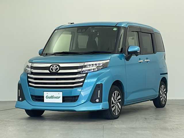 トヨタ ルーミー カスタムG 千葉県 2021(令3)年 4.8万km ターコイズブルーマイカメタリック 純正9型ディスプレイオーディオ/フルセグTV/Bluetooth接続/Apple Carplay Android AUTO/両側パワースライドドア/バックカメラ/衝突軽減ブレーキ/クルーズコントロール/コーナーセンサー /レーンキープアシスト/アイドリングストップ/横滑り防止装置/LEDライト/オートライト/前席シートヒーター/純正14インチアルミホイール