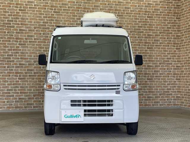スズキ エブリイ PA リミテッド 岩手県 2016(平28)年 9.2万km スペリアホワイト ４WD/５MT/両側スライドドア/ルーフキャリア/ルーフボックス/純正ラジオチューナー/ヘッドライトレベライザー/純正ゴムマット/ドアバイザー/パワーステアリング