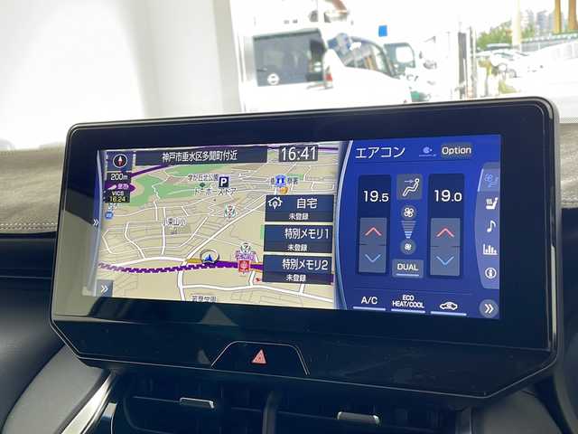 トヨタ ハリアー ハイブリッド Z レザーパッケージ 兵庫県 2022(令4)年 3万km プレシャスブラックパール ワンオーナー/調光パノラマルーフ/モデリスタエアロ/レザーシート/前席シートヒーター/前席エアシート/前席パワーシート/Apple car play/純正メモリナビ/(フルセグTV/Bluetooth/USB)/JBLプレミアムサラウンドシステム/バックカメラ/デジタルインナーミラー/パワーバックドア/セーフティセンス/・プリクラッシュセーフティ/・レーントレーシングアシスト/・レーダークルーズコントロール/・ロードサインアシスト/パーキングサポートブレーキ/ブラインドスポットモニター/ヘッドアップディスプレイ/ステアリングヒーター/LEDヘッドライト/純正19インチアルミホイール/プッシュスタート/スマートキー×２/ビルトインETC2.0/新車時保証書/取扱説明書