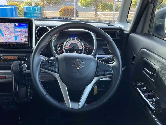 スズキ スペーシア カスタム HYBRID XS 山口県 2020(令2)年 5.8万km ピュアホワイトパール/ブラック2トーン 純正9インチメモリナビ【CN-RZ856】/・フルセグテレビ/・Bluetooth機能/・iPod接続/・SDMemorymusic/・AM/FMラジオ/・ハンズフリー通話機能/バックカメラ/全周囲モニター/両側パワースライドドア/後席エアコン/サンシェード/ETC/スマートキー/プッシュスタート/デュアルセンサーブレーキサポート/誤発進抑制機能/後方誤発進抑制機能/車線逸脱警報機能/車線逸脱抑制機能/発進お知らせ機能/ヘッドアップディスプレイ/車線維持支援機能/盗難防止装置