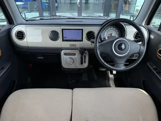 スズキ ラパン XL 栃木県 2015(平27)年 8.6万km フォレストアクアメタリック 車検期限令和8年2月22日まで/運転席シートヒーター/社外ナビ/ワンセグTV走行中視聴可/アイドリングストップ/ETC車載器/社外14インチAW/スマートキー×2