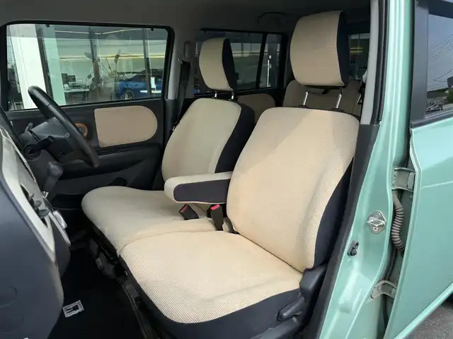スズキ ラパン XL 栃木県 2015(平27)年 8.6万km フォレストアクアメタリック 車検期限令和8年2月22日まで/運転席シートヒーター/社外ナビ/ワンセグTV走行中視聴可/アイドリングストップ/ETC車載器/社外14インチAW/スマートキー×2