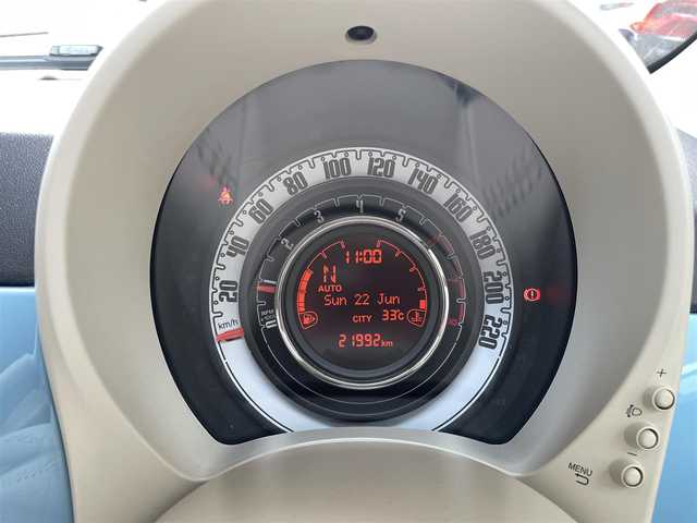 フィアット ５００ スーパーポップ アモーレ 宮城県 2016(平28)年 2.2万km ブルーヴォラーレ 200台限定車/純正ディスプレイオーディオ/スタート&ストップ/エアコン/ETC/MTモード