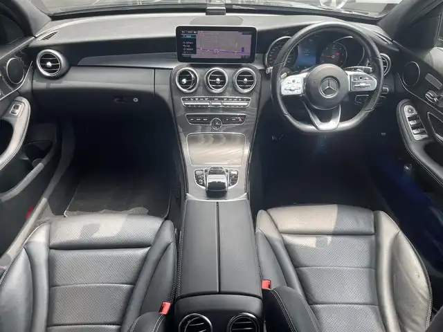 メルセデス・ベンツ Ｃ２２０ｄ アバンギャルド　AMGライン 香川県 2019(平31)年 6万km オブシディアンブラック ワンオーナー/純正ナビ（TV、BT、Aplle carPlay)/バックカメラ/前後コーナーセンサー/レーダーセーフティーパッケージ/（アダクティブクルーズコントロール、レーンキープアシスト）/前純正ドライブレコーダー/黒本革シート/シートヒーター/パワーシート/純正18インチAW