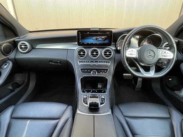 メルセデス・ベンツ Ｃ２２０ｄ アバンギャルド　AMGライン 香川県 2019(平31)年 6万km オブシディアンブラック ワンオーナー/純正ナビ（TV、BT、Aplle carPlay)/バックカメラ/前後コーナーセンサー/レーダーセーフティーパッケージ/（アダクティブクルーズコントロール、レーンキープアシスト）/前純正ドライブレコーダー/黒本革シート/シートヒーター/パワーシート/純正18インチAW