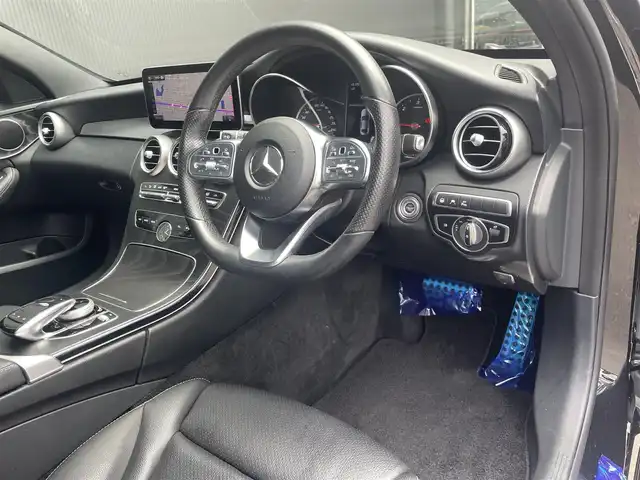 メルセデス・ベンツ Ｃ２２０ｄ アバンギャルド　AMGライン 香川県 2019(平31)年 6万km オブシディアンブラック ワンオーナー/純正ナビ（TV、BT、Aplle carPlay)/バックカメラ/前後コーナーセンサー/レーダーセーフティーパッケージ/（アダクティブクルーズコントロール、レーンキープアシスト）/前純正ドライブレコーダー/黒本革シート/シートヒーター/パワーシート/純正18インチAW