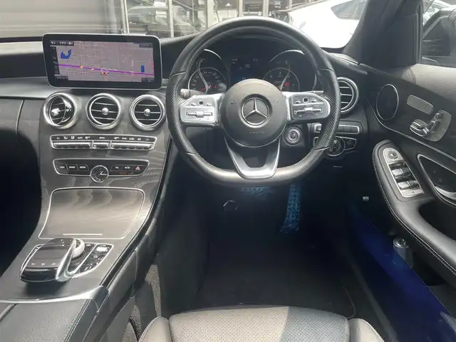 メルセデス・ベンツ Ｃ２２０ｄ アバンギャルド　AMGライン 香川県 2019(平31)年 6万km オブシディアンブラック ワンオーナー/純正ナビ（TV、BT、Aplle carPlay)/バックカメラ/前後コーナーセンサー/レーダーセーフティーパッケージ/（アダクティブクルーズコントロール、レーンキープアシスト）/前純正ドライブレコーダー/黒本革シート/シートヒーター/パワーシート/純正18インチAW