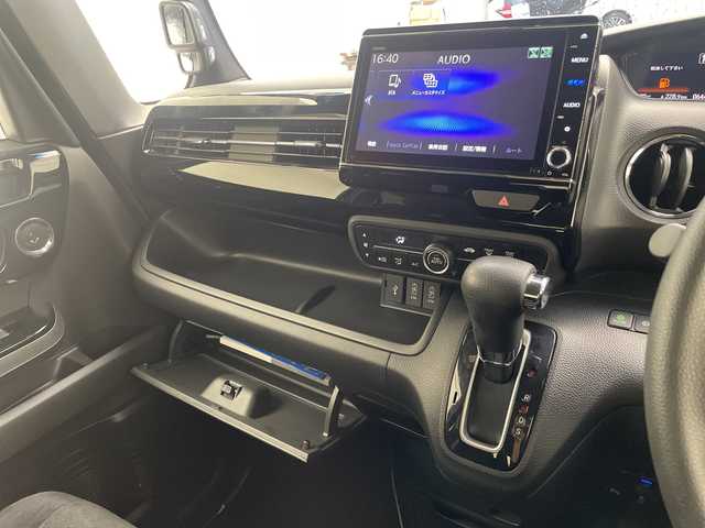 ホンダ Ｎ ＢＯＸ カスタム L 沖縄県 2021(令3)年 6.5万km プレミアムベルベットパープル・パール 禁煙車/純正8インチナビ【VXU-217NBI】/（フルセグTV/CD/DVD/Bluetooth）/ビルトインETC/前後ドライブレコーダー/追従クルーズコントロール/レーンキープアシスト/アイドリングストップ/LEDヘッドライト/オートライト/片側パワースライドドア/前席シートヒーター/スマートキー/スペアキー/プッシュスタート/保証書/取扱説明書