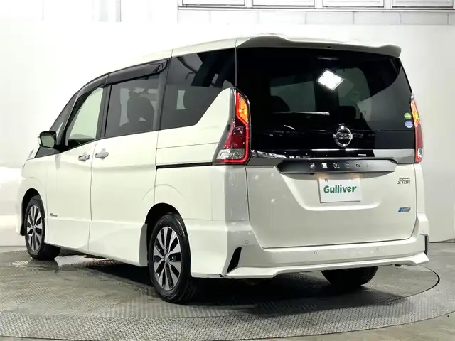 日産 セレナ ハイウェイスター プロパイロットED 大阪府 2017(平29)年 3.9万km ブリリアントホワイトパール プロパイロット/純正9型ナビ　SDカードなし/フリップダウンモニター/両側パワースライドドア/クルーズコントロール/バックカメラ/コーナーセンサー/純正アルミホイール/LEDヘッドライト/リアオートエアコン/オートライト/ドライブレコーダー/ETC/フルセグ/CD/DVD/Bluetooth/ステアリングスイッチ/スマートキー/プッシュスタート