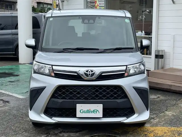 トヨタ ルーミー X 神奈川県 2020(令2)年 3.3万km ブライトシルバーM ワンオーナー/純正メモリナビ/　（CD・Bluetooth）/ワンセグTV/左側パワースライドドア/トヨタセーフティセンス/バックカメラ/前後ドライブレコーダー/アイドリングストップ/スマートキー×2/ETC/保証書/取扱説明書