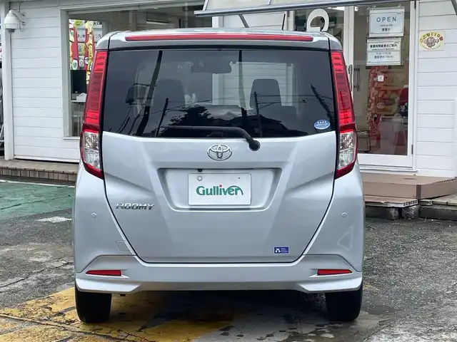 トヨタ ルーミー X 神奈川県 2020(令2)年 3.3万km ブライトシルバーM ワンオーナー/純正メモリナビ/　（CD・Bluetooth）/ワンセグTV/左側パワースライドドア/トヨタセーフティセンス/バックカメラ/前後ドライブレコーダー/アイドリングストップ/スマートキー×2/ETC/保証書/取扱説明書