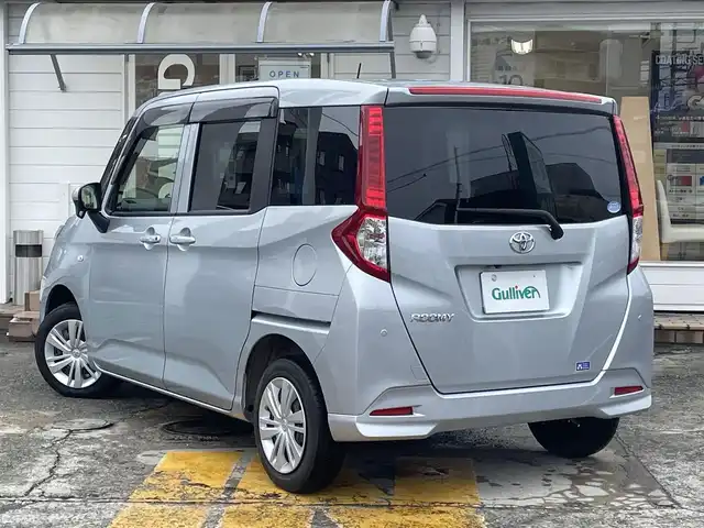トヨタ ルーミー X 神奈川県 2020(令2)年 3.3万km ブライトシルバーM ワンオーナー/純正メモリナビ/　（CD・Bluetooth）/ワンセグTV/左側パワースライドドア/トヨタセーフティセンス/バックカメラ/前後ドライブレコーダー/アイドリングストップ/スマートキー×2/ETC/保証書/取扱説明書
